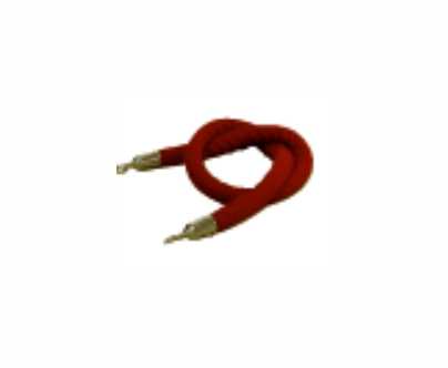 Absperrkordel bordeaux,  überbrückt ca. 1,50 m